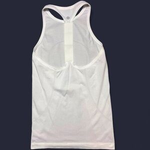 White Lululemon Racerback Tank! Size 4!